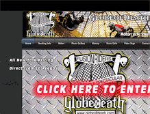 Tablet Screenshot of globeofdeath.com